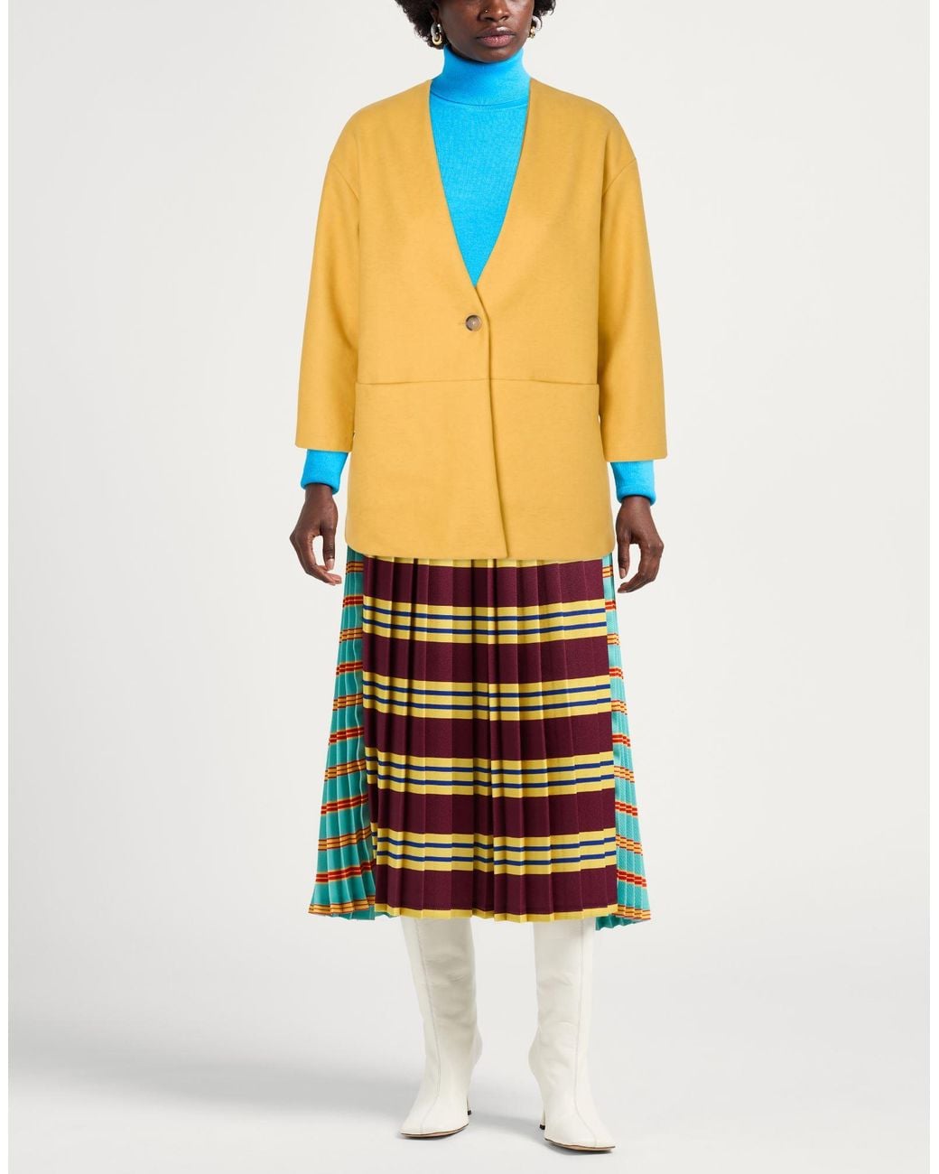 Harris Wharf London Yellow Jacket Virgin Wool