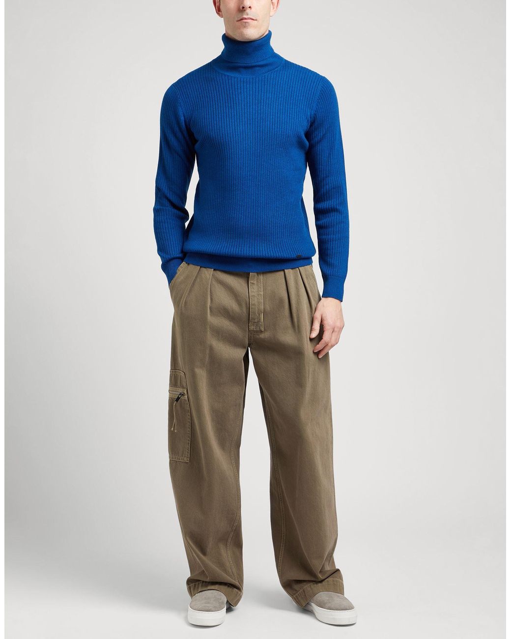 Liu Jo Blue Turtleneck for men