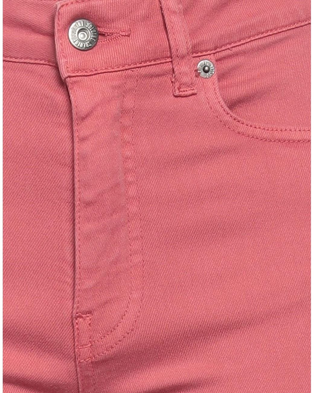 SOLOTRE Pink Jeans Cotton, Elastomultiester, Elastane
