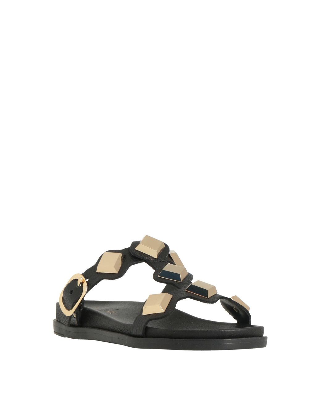 Être Cécile Black Sandals Leather
