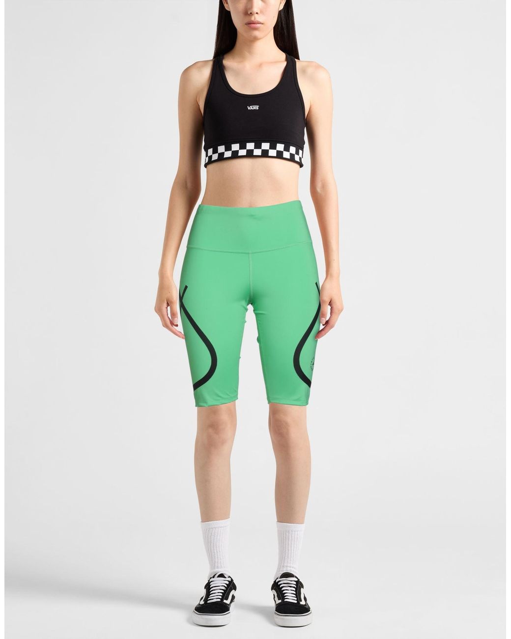 Adidas By Stella McCartney Green Shorts & Bermuda Shorts
