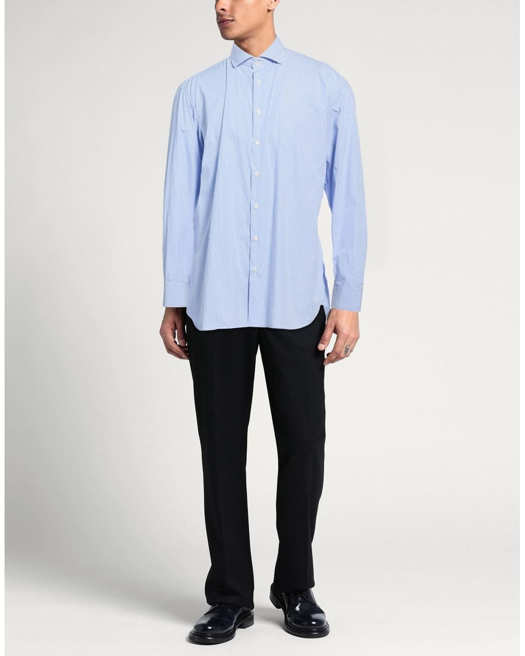 BASTONCINO Blue Shirt for men