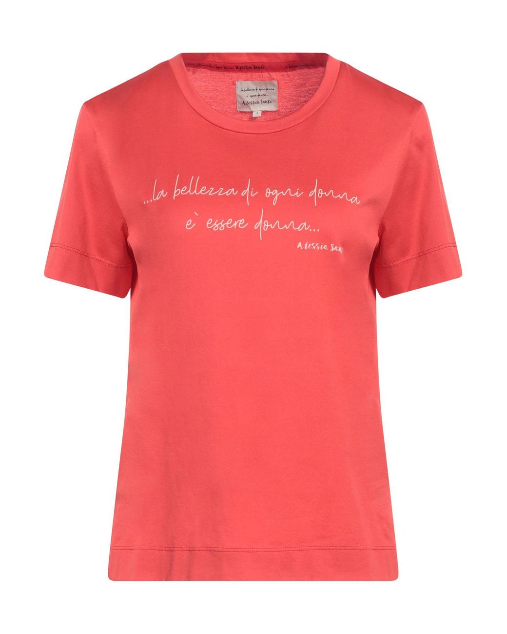 ALESSIA SANTI Red T-Shirt Cotton