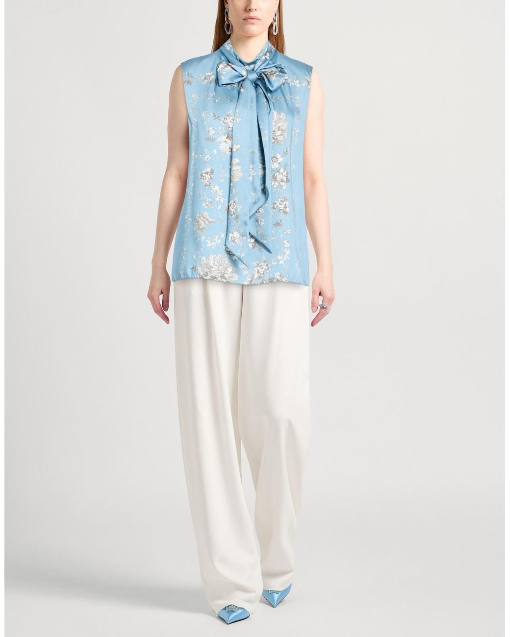 Erdem Blue Light Top Polyester