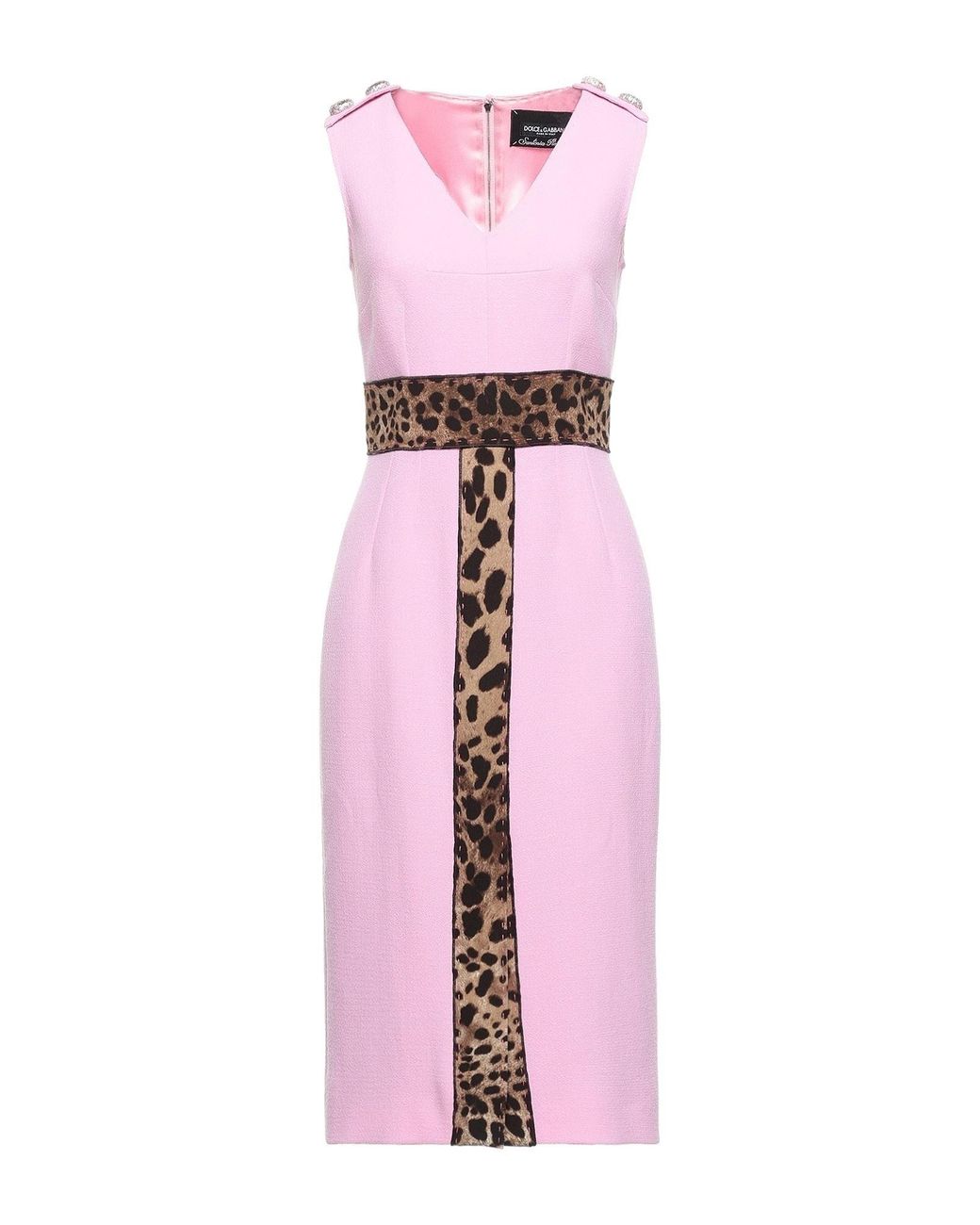Dolce & Gabbana Pink Midi Dress