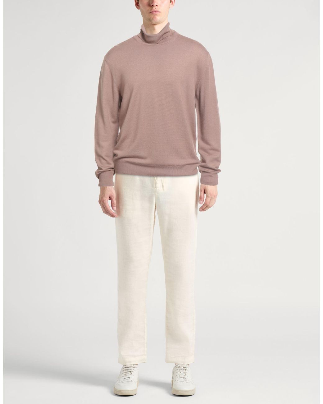 Boglioli Pink Turtleneck for men