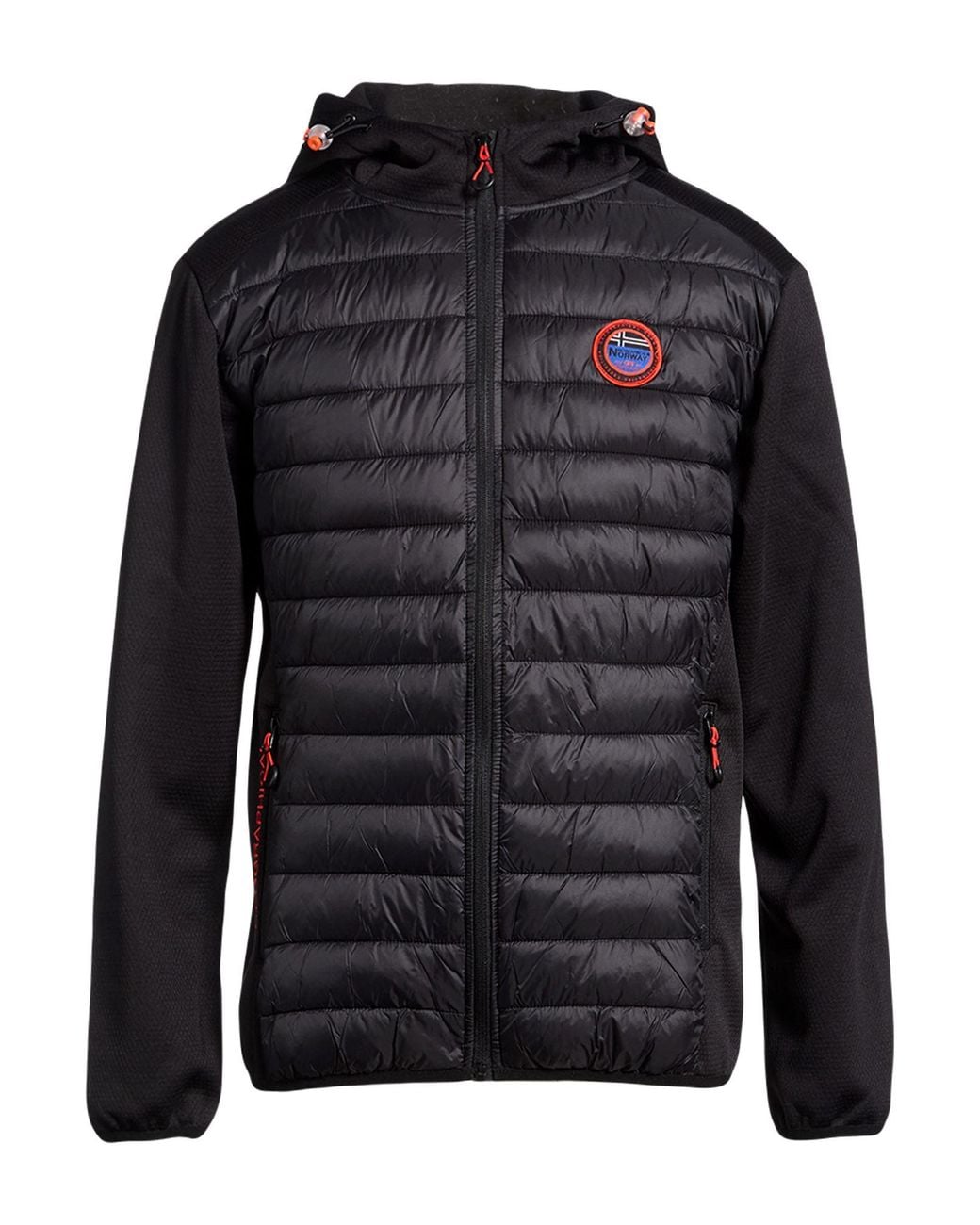 GEOGRAPHICAL NORWAY Black Puffer for men