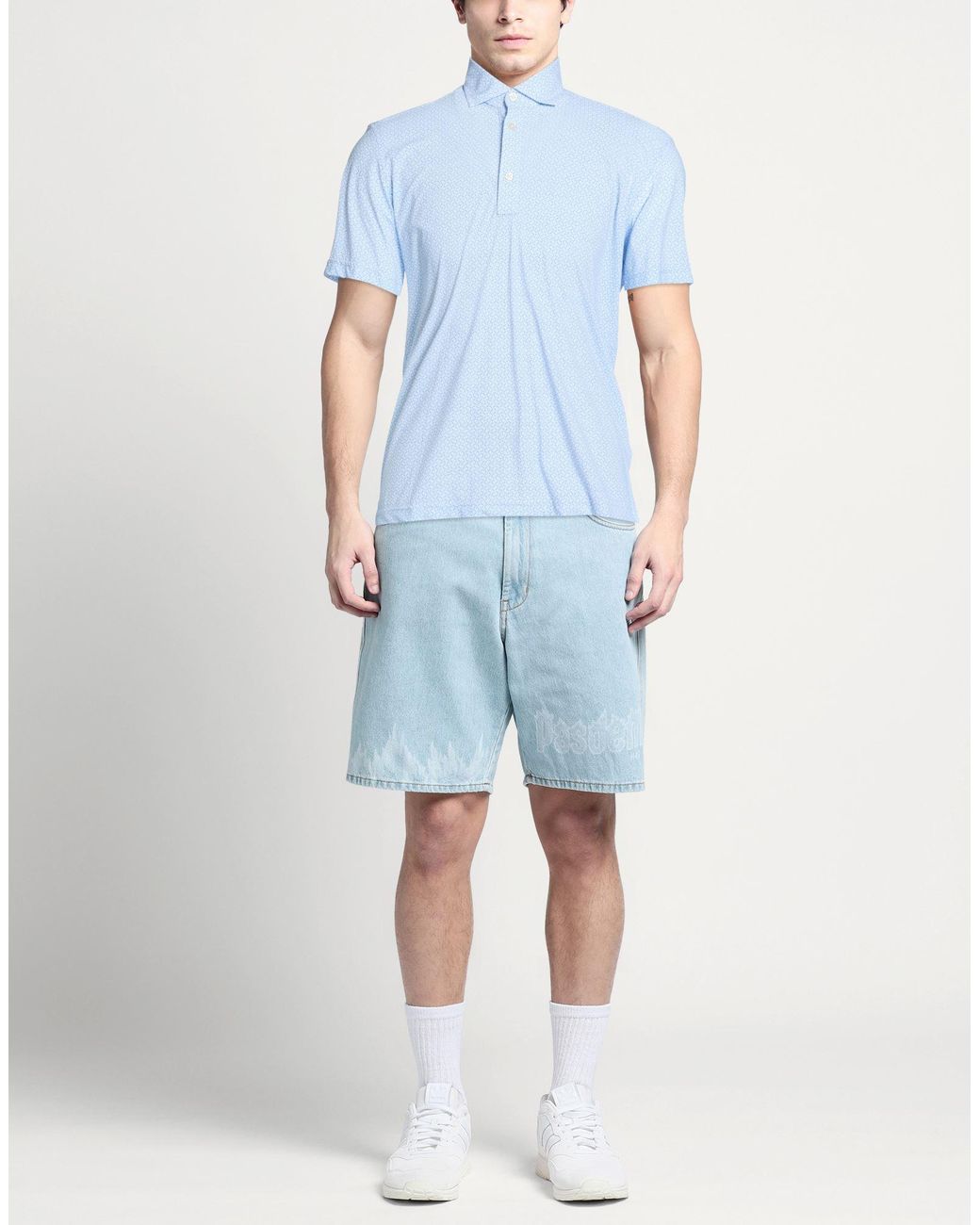 Ghirardelli Blue Polo Shirts for men