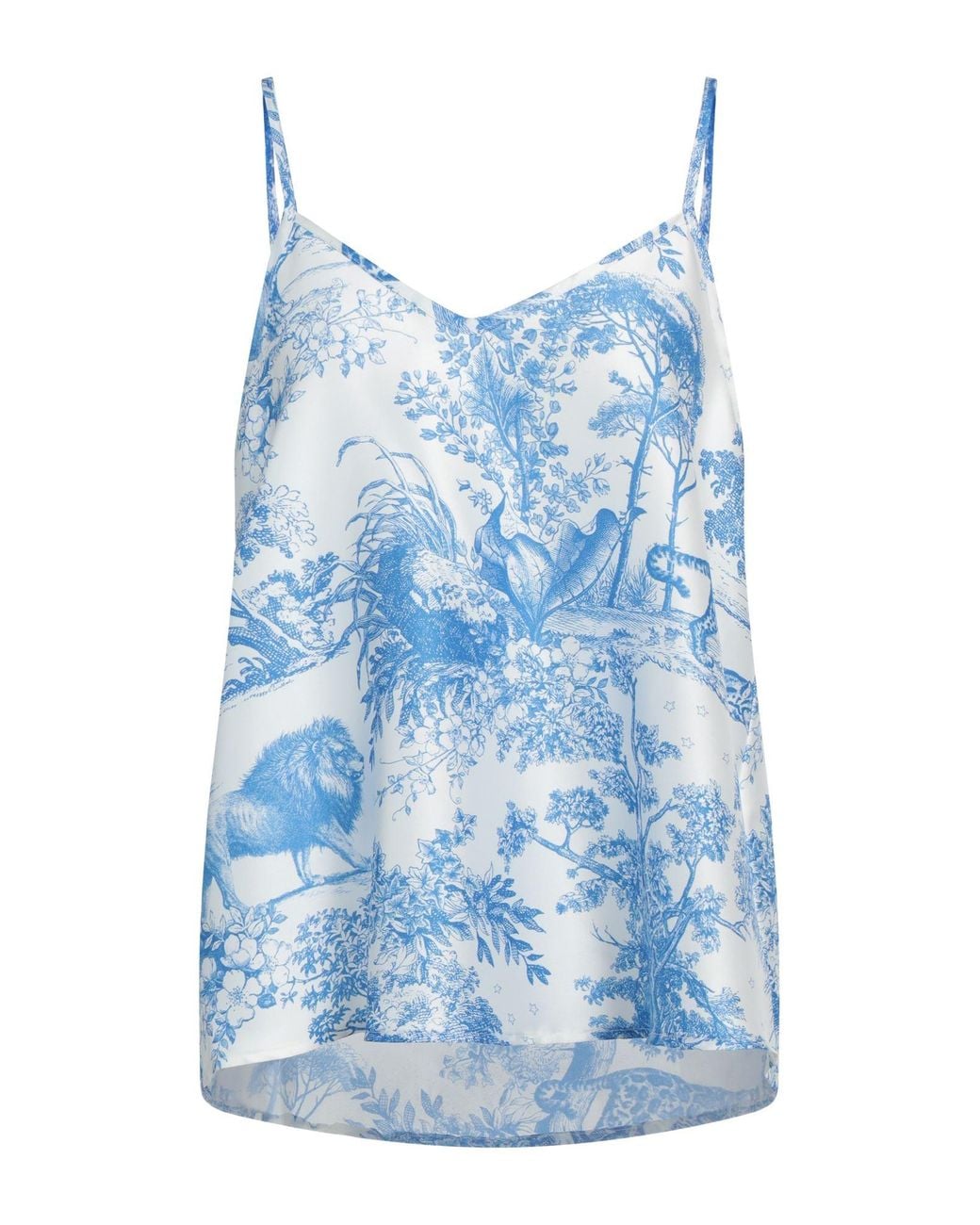 Shirtaporter Blue Top Polyester