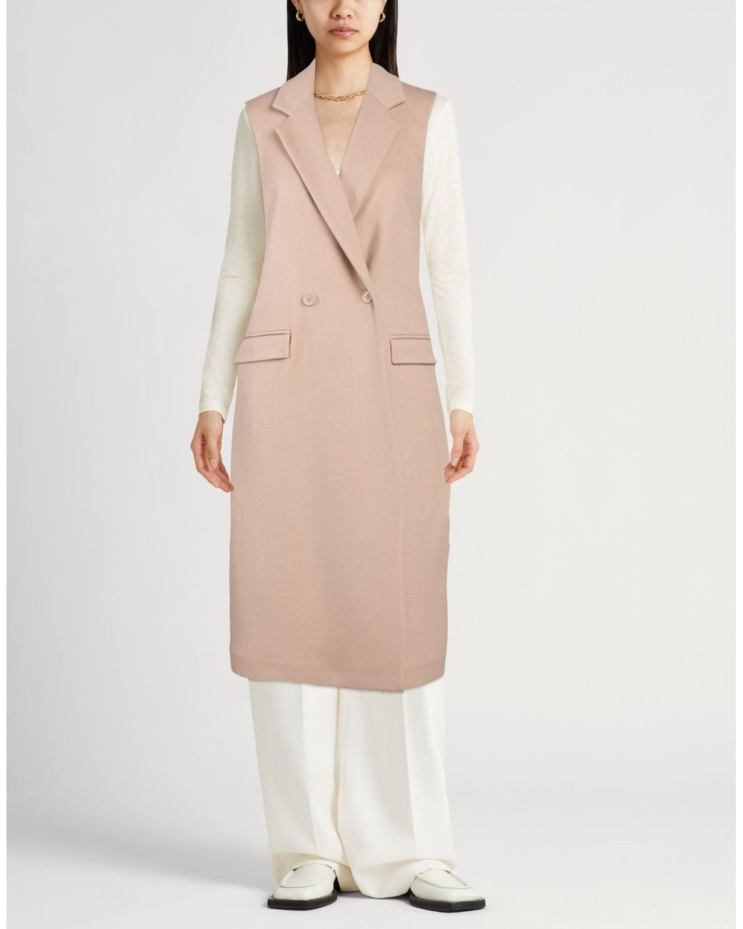 Drumohr Natural Coat Virgin Wool, Cashmere