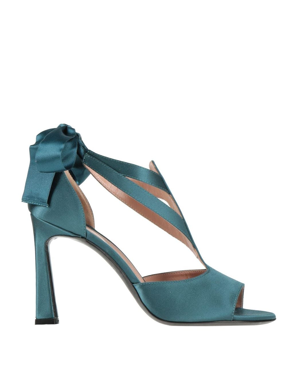 Alberta Ferretti Blue Sandals Textile Fibers