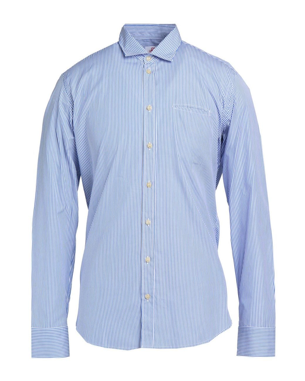 Mosca_ Blue Sky Shirt Cotton for men