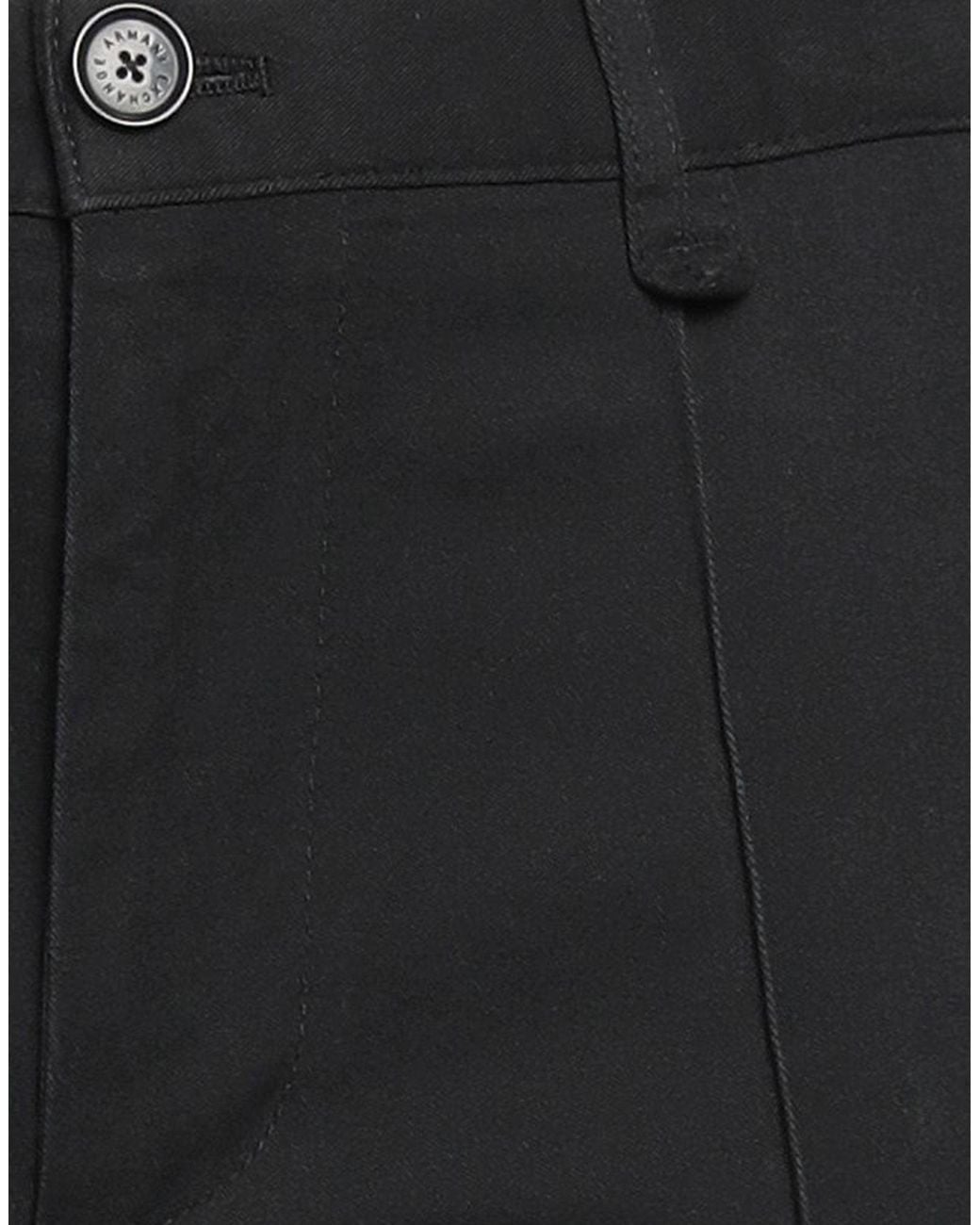 ARMANI EXCHANGE Black Trouser for men