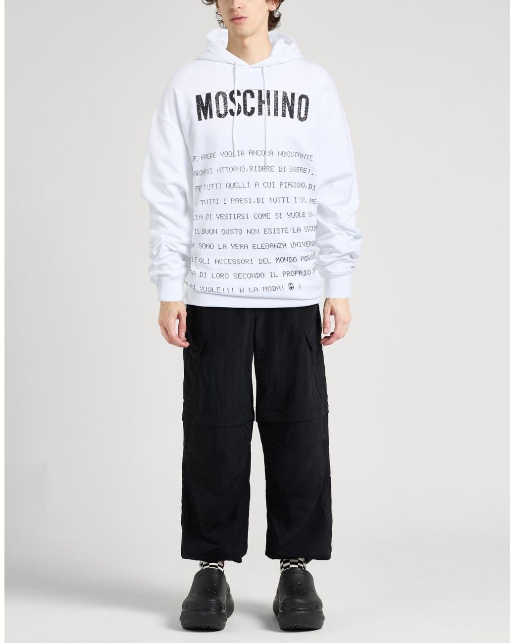 Moschino White Sweatshirts for men