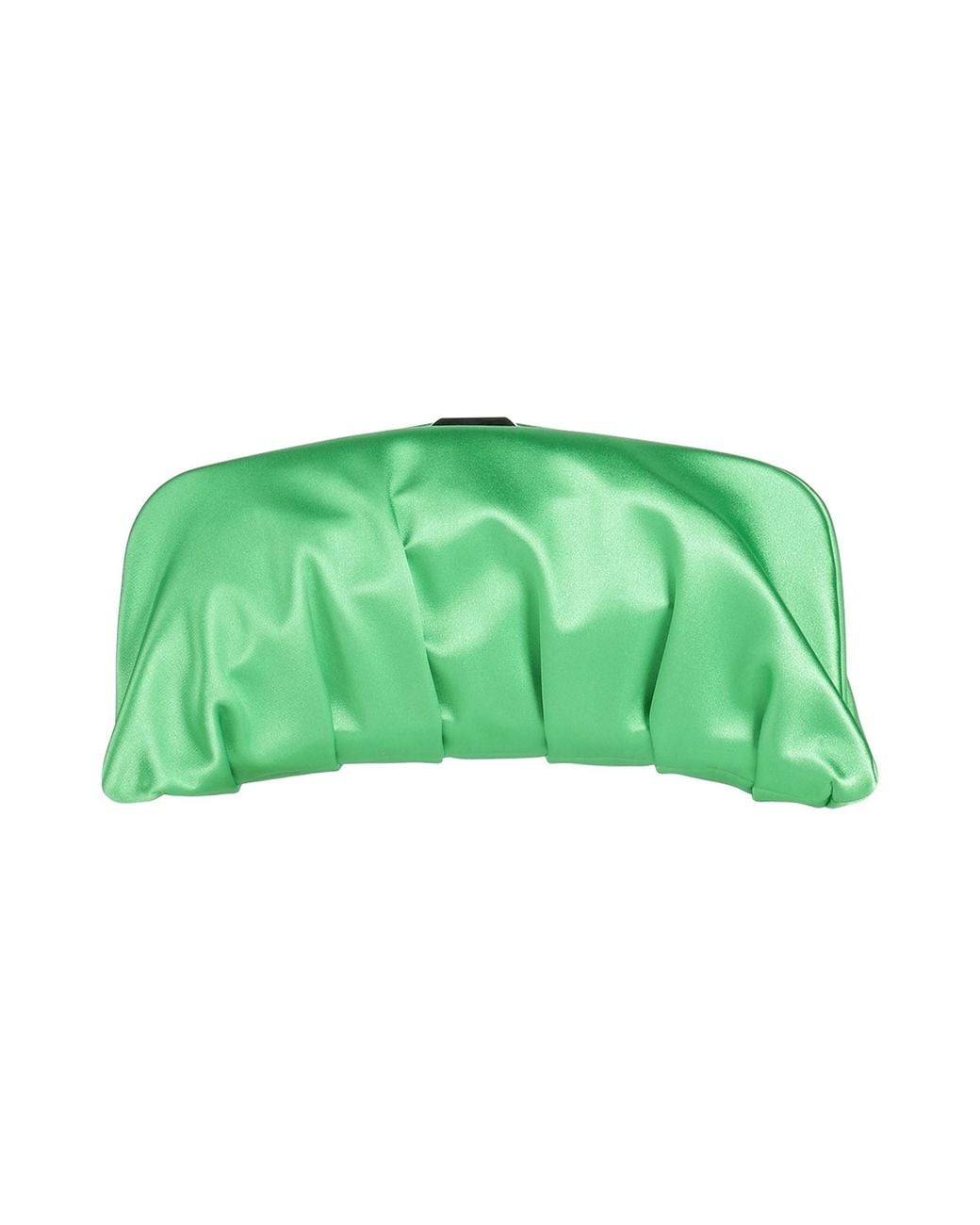 Twenty Four Haitch Green Clutch Textile Fibers