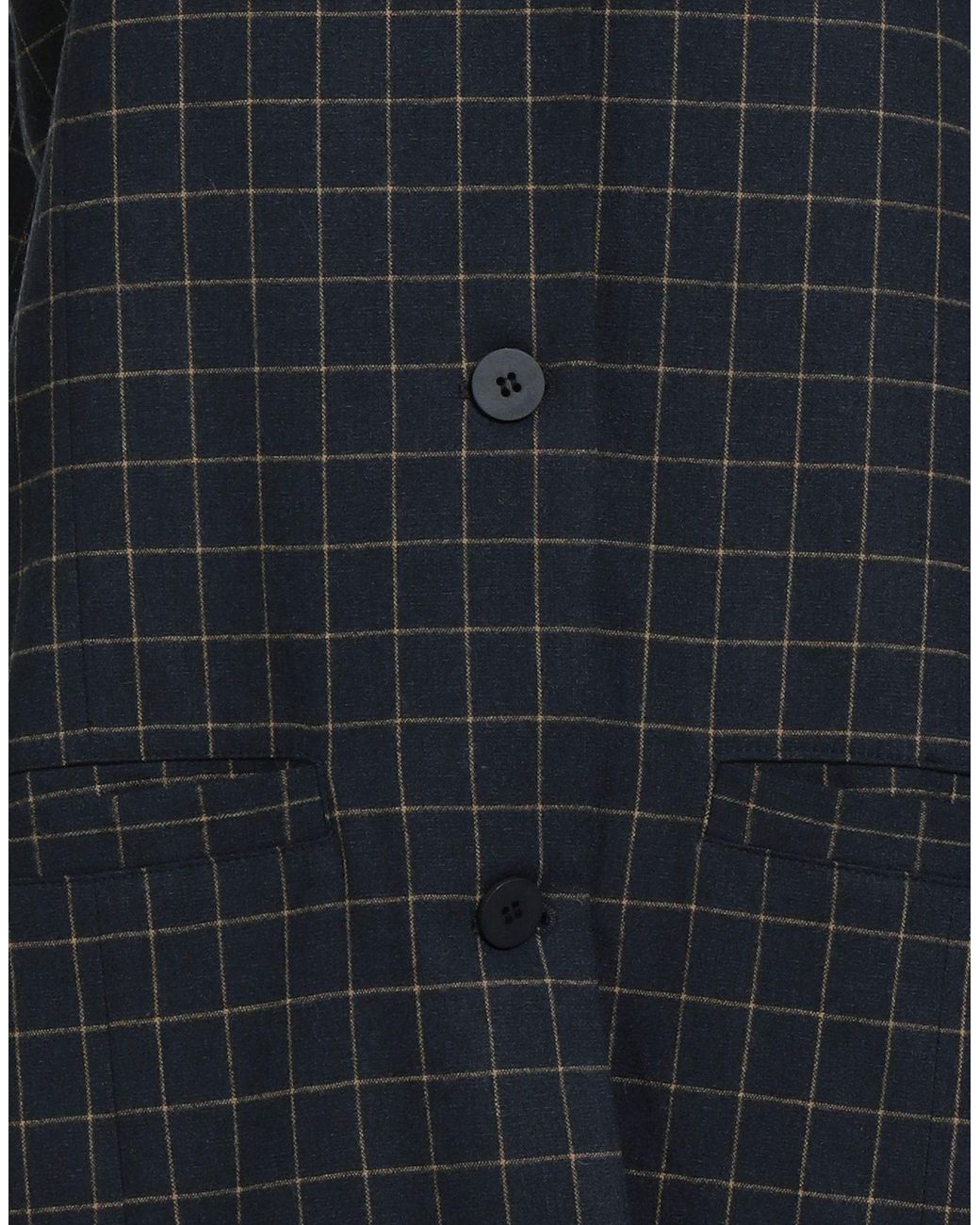 Niu Blue Midnight Tailored Vest Viscose, Polyester, Wool, Elastane
