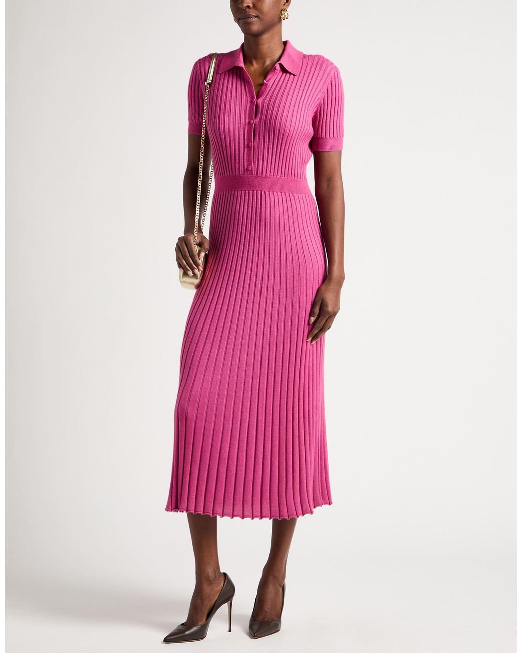 Gabriela Hearst Pink Maxi Dress