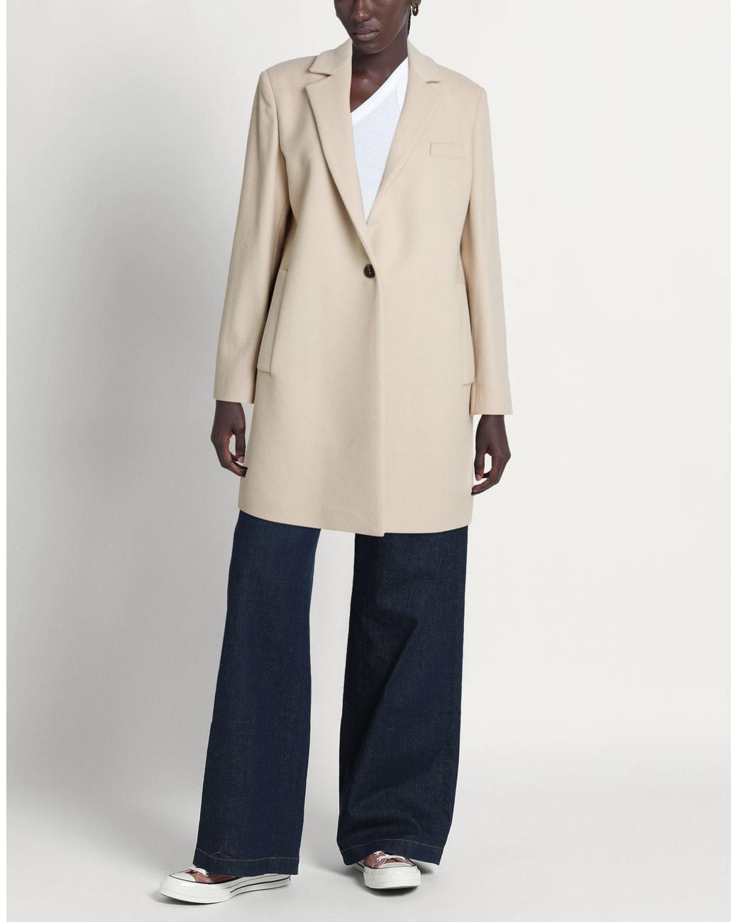 Abrigo ANNIE PARIS de color Natural
