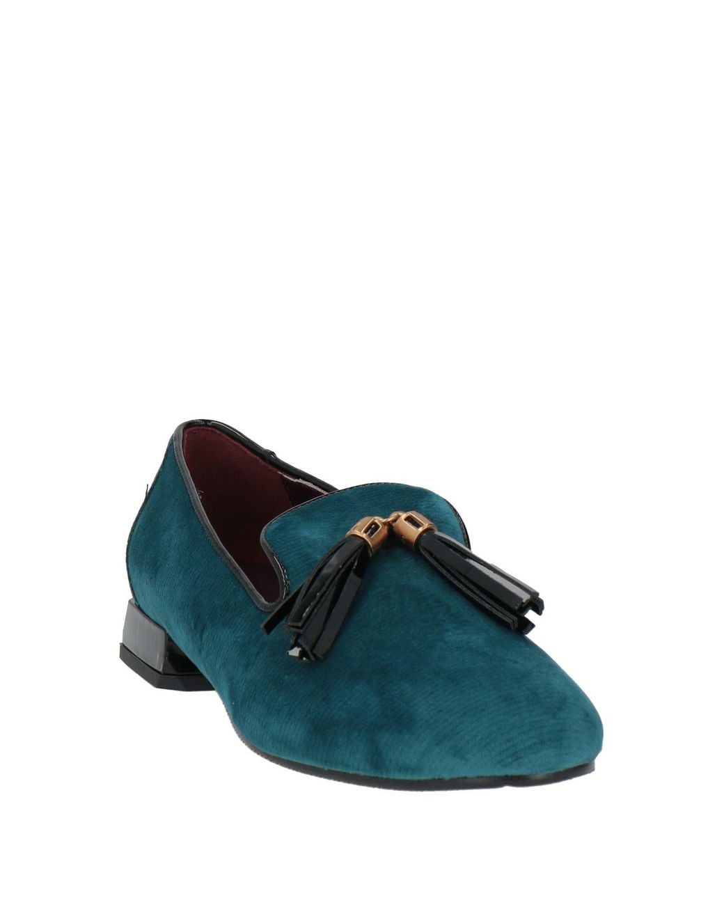 Lorenzo Mari Green Loafers Textile Fibers