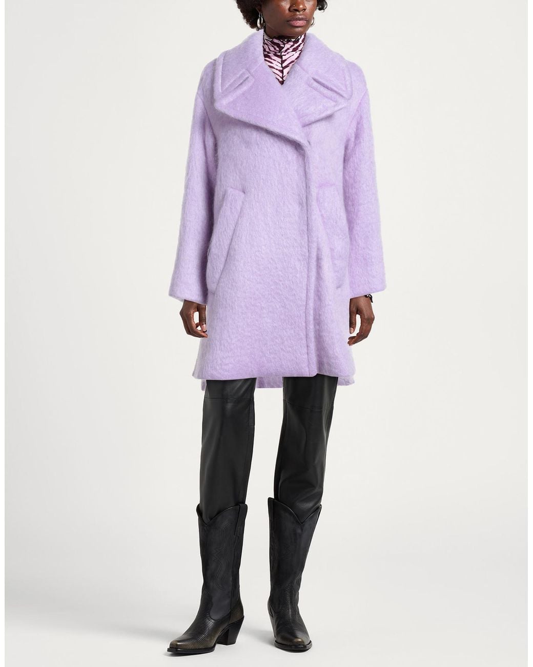 Il Cappottino Purple Coat