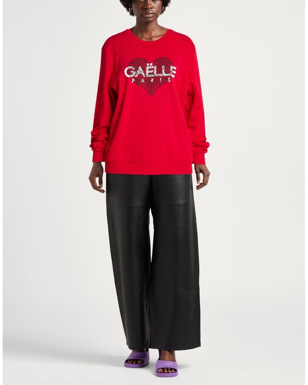 Gaelle Paris Red Sweatshirt