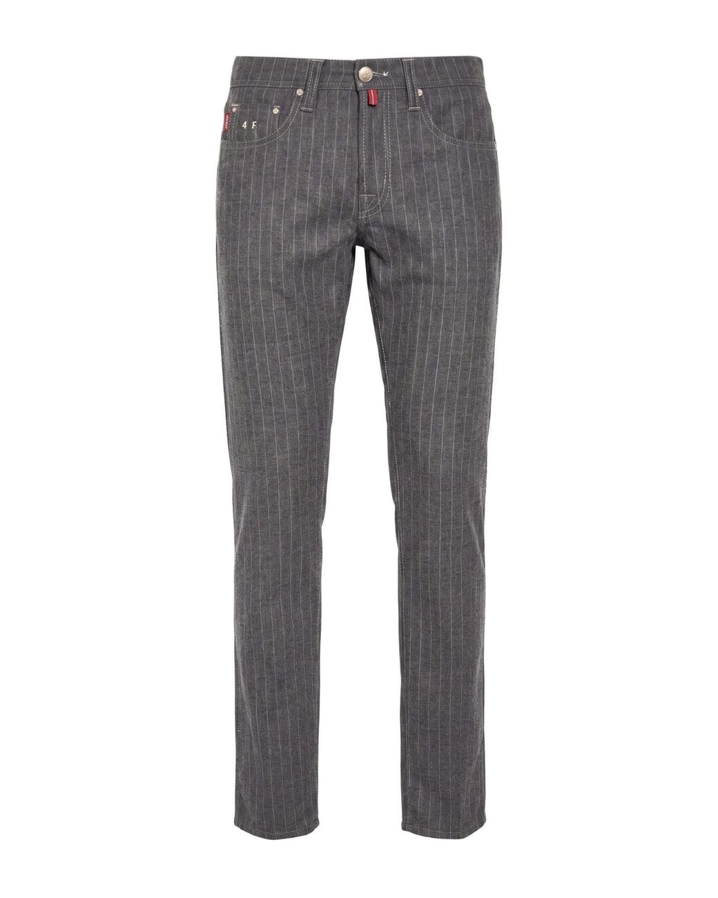 Tramarossa Gray Pants Virgin Wool, Elastane for men