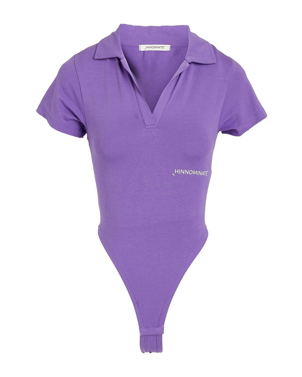 hinnominate Purple Bodysuit Cotton, Elastane