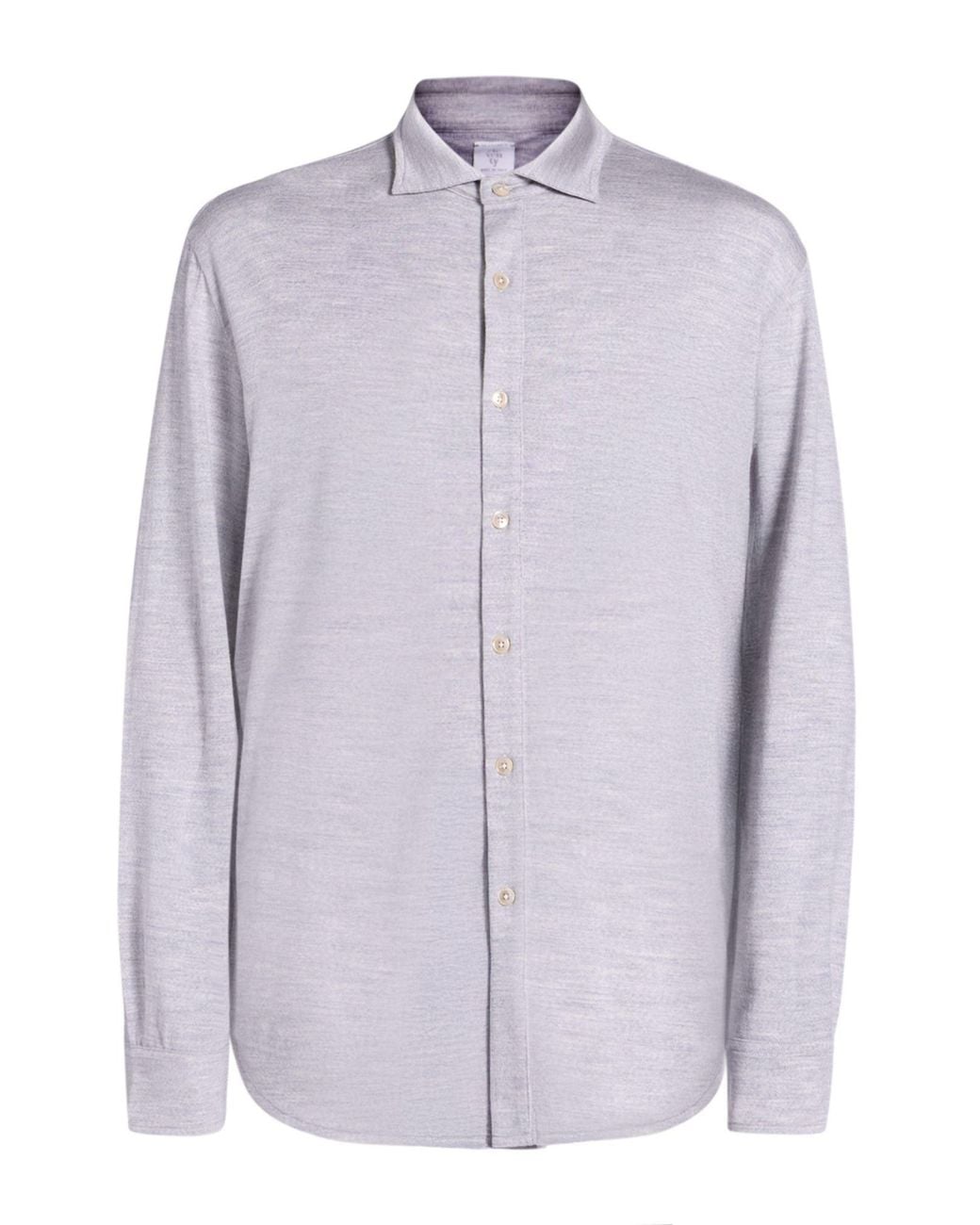 Eleventy Purple Light Shirt Wool, Cashmere for men