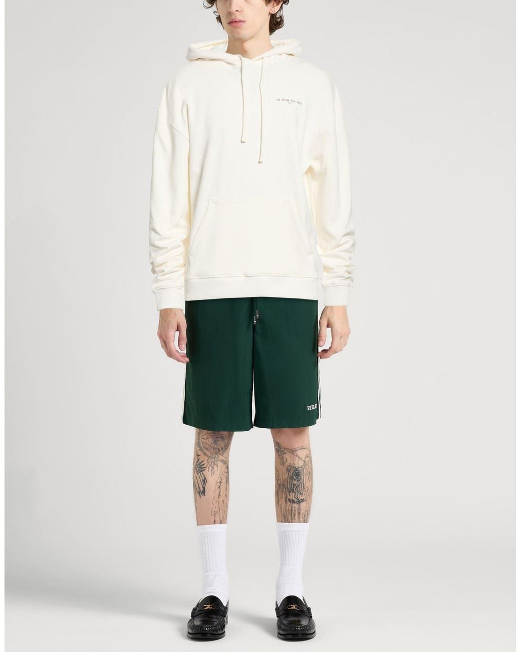 Ih Nom Uh Nit White Sweatshirt Cotton for men
