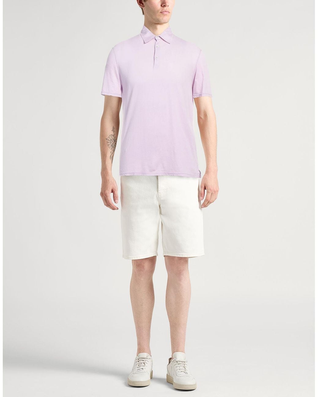 Fedeli Pink Polo Shirt for men