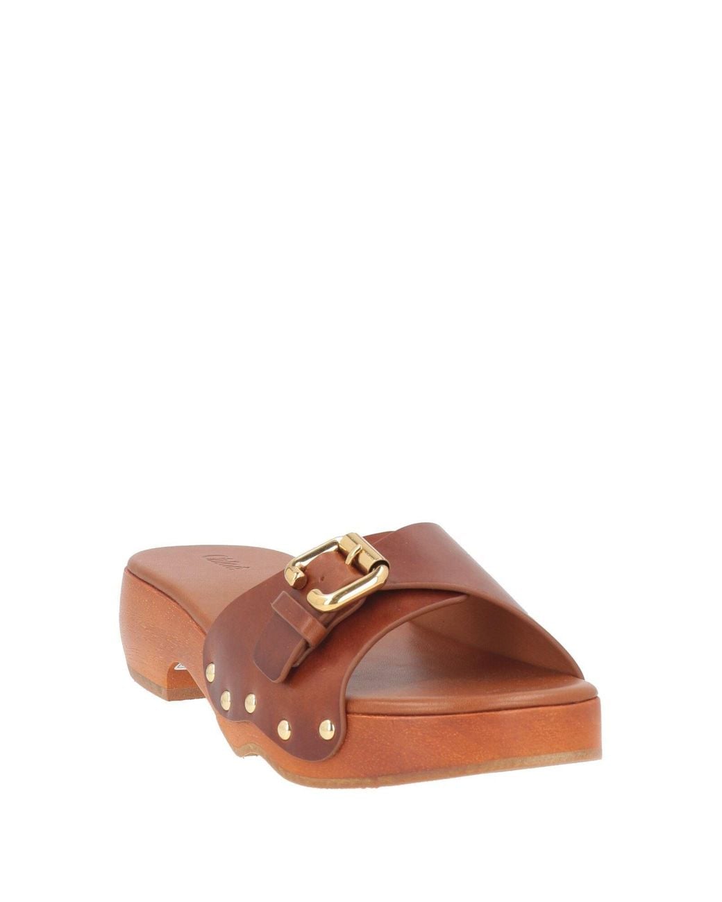 Chloé Brown Mules & Clogs Leather