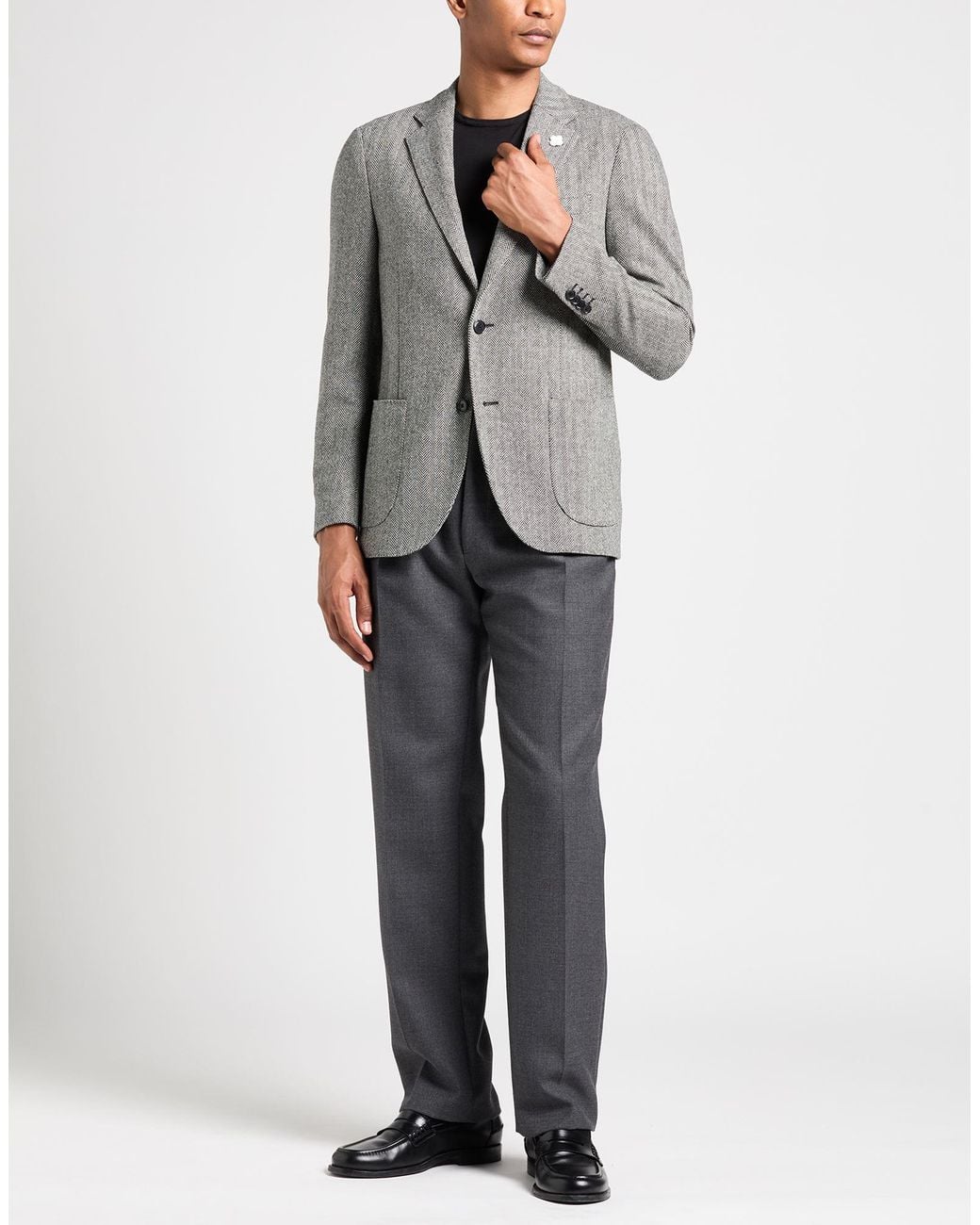 Lardini Gray Blazer for men