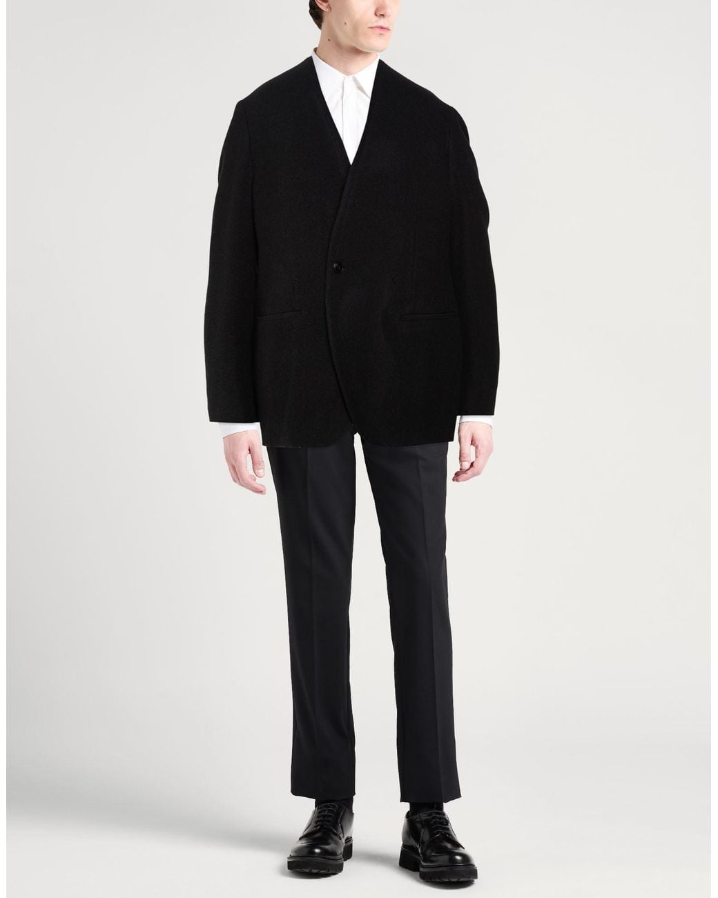 Giorgio Armani Black Blazer Virgin Wool for men