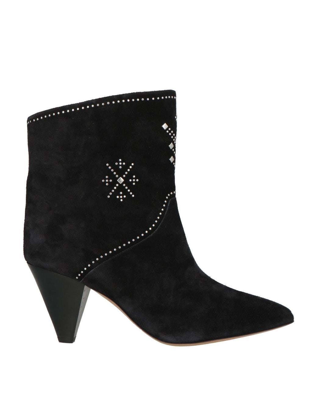Isabel Marant Black Ankle Boots Calfskin