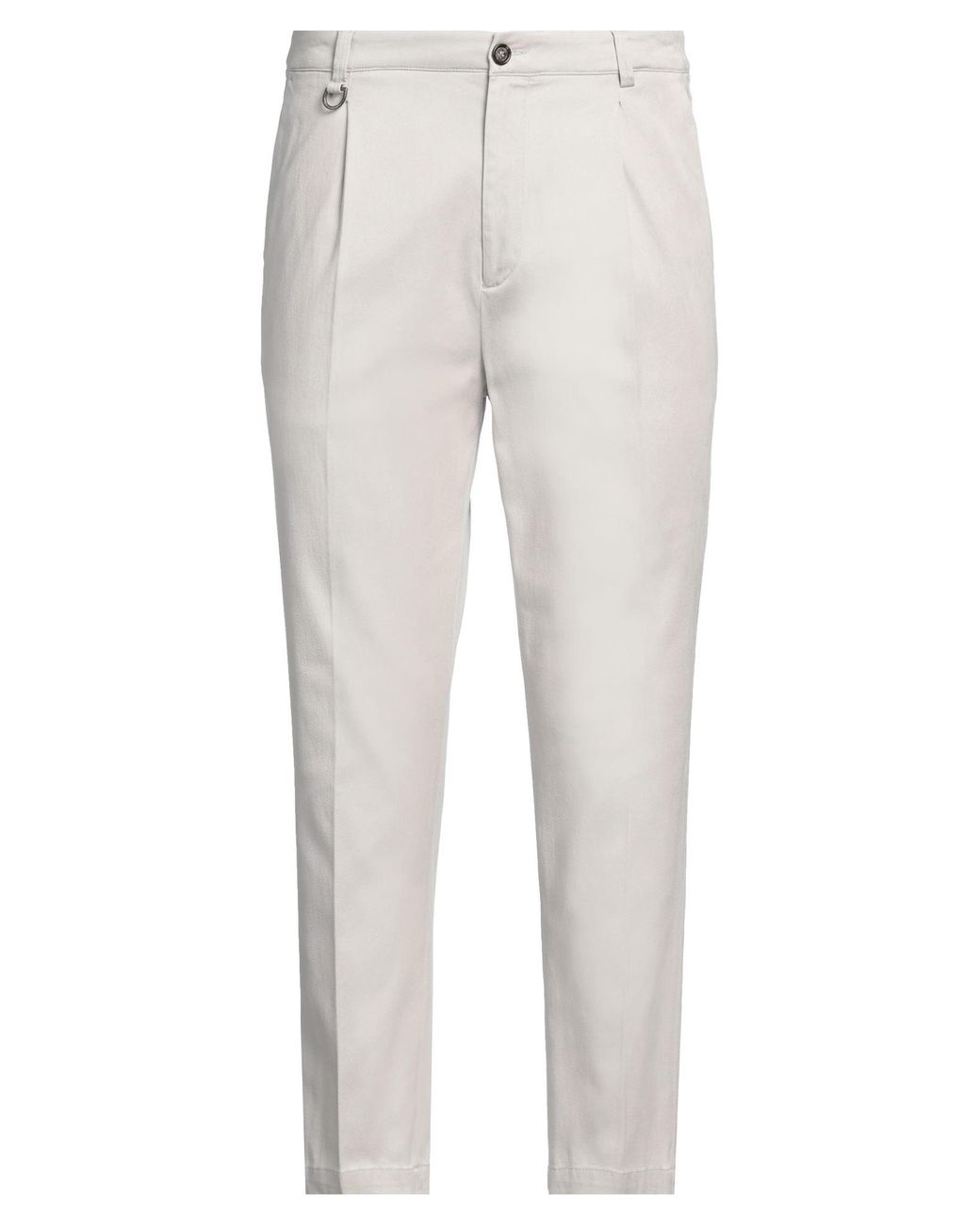 Paolo Pecora White Trouser for men