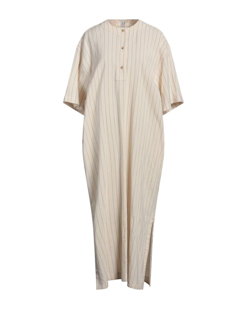 Totême Natural Maxi Dress Viscose, Lyocell