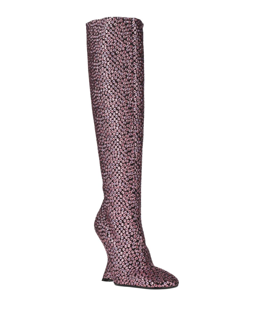 Dries Van Noten Purple Boot
