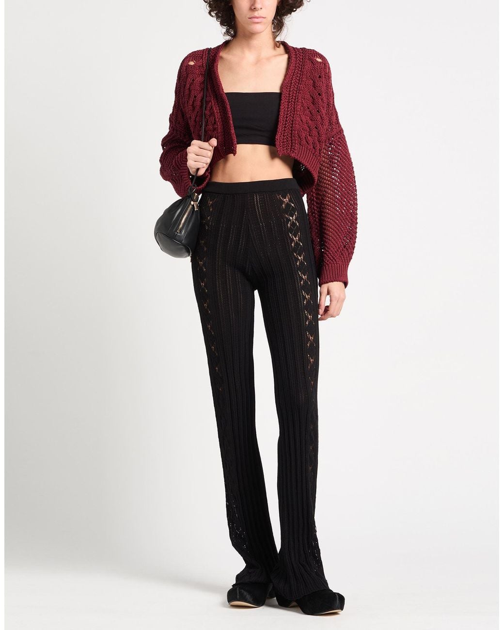 Roberto Collina Black Pants Cotton