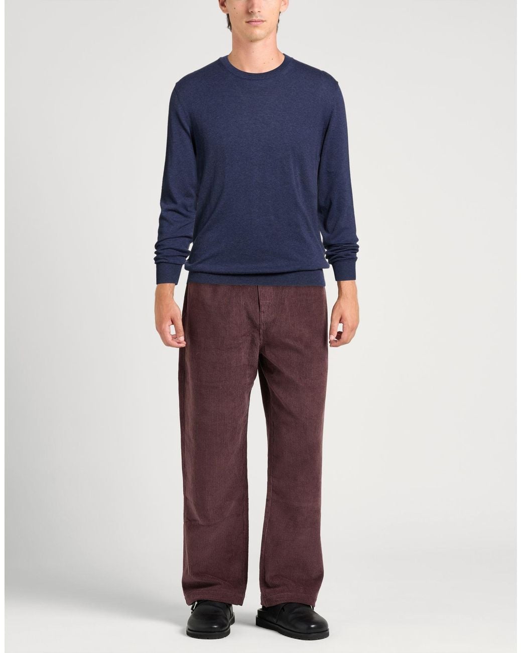 Altea Blue Sweater Cotton for men