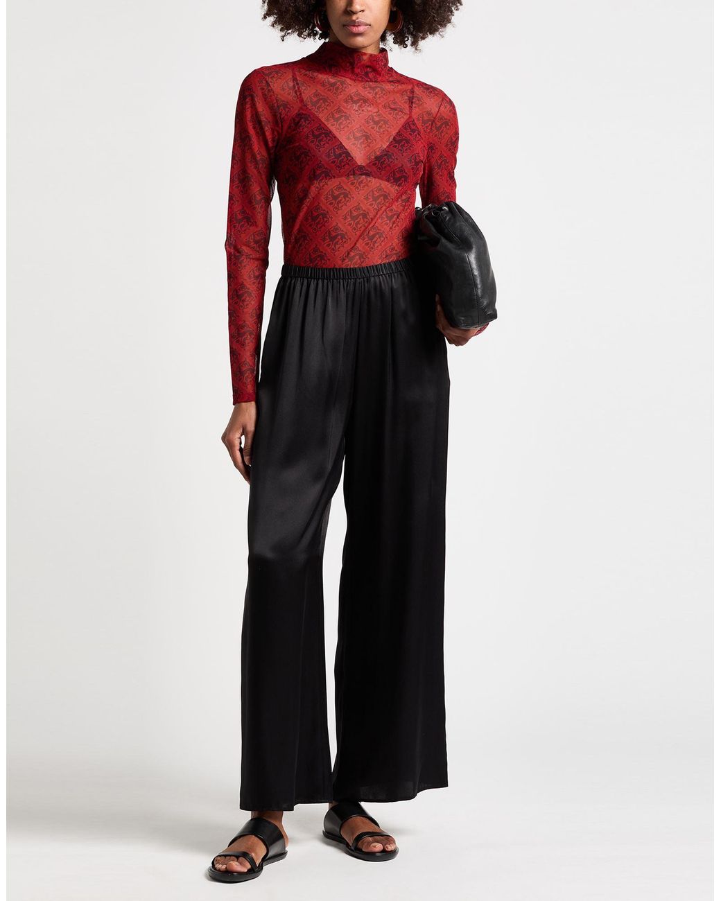 Trussardi Red Top Polyamide, Elastane