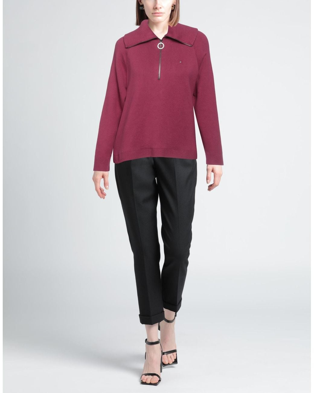 Tommy Hilfiger Red Turtleneck