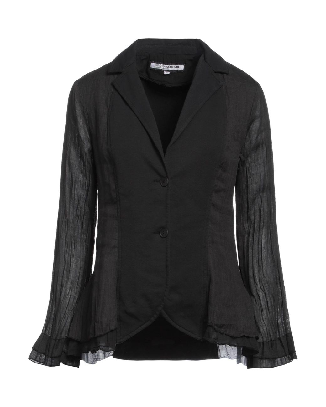 European Culture Black Blazer