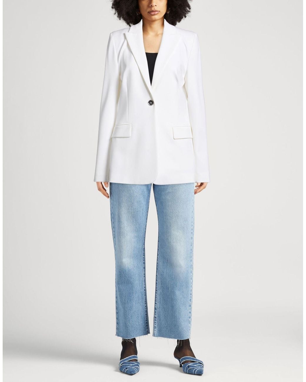 Pinko White Blazers
