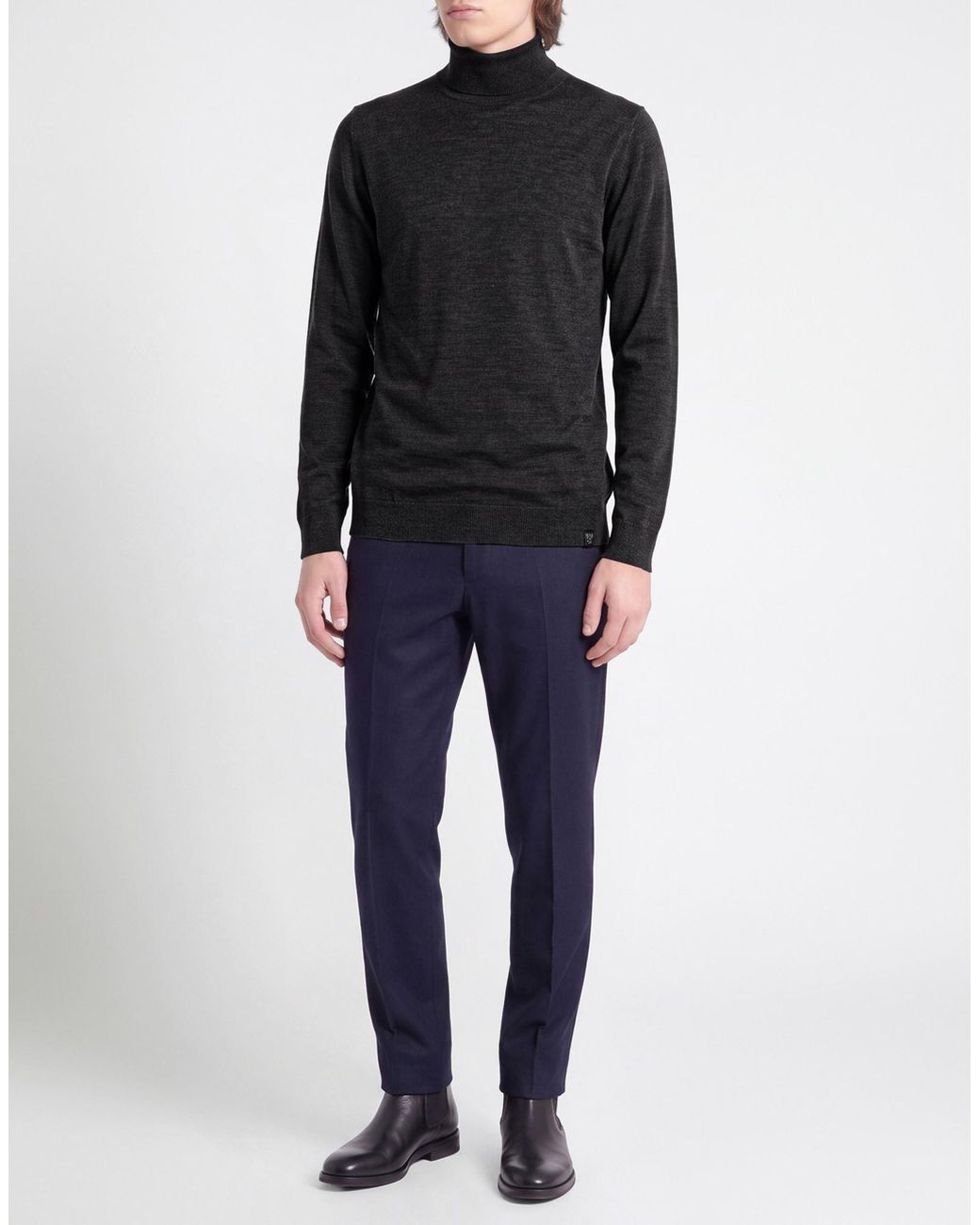 Fay Blue Turtleneck for men