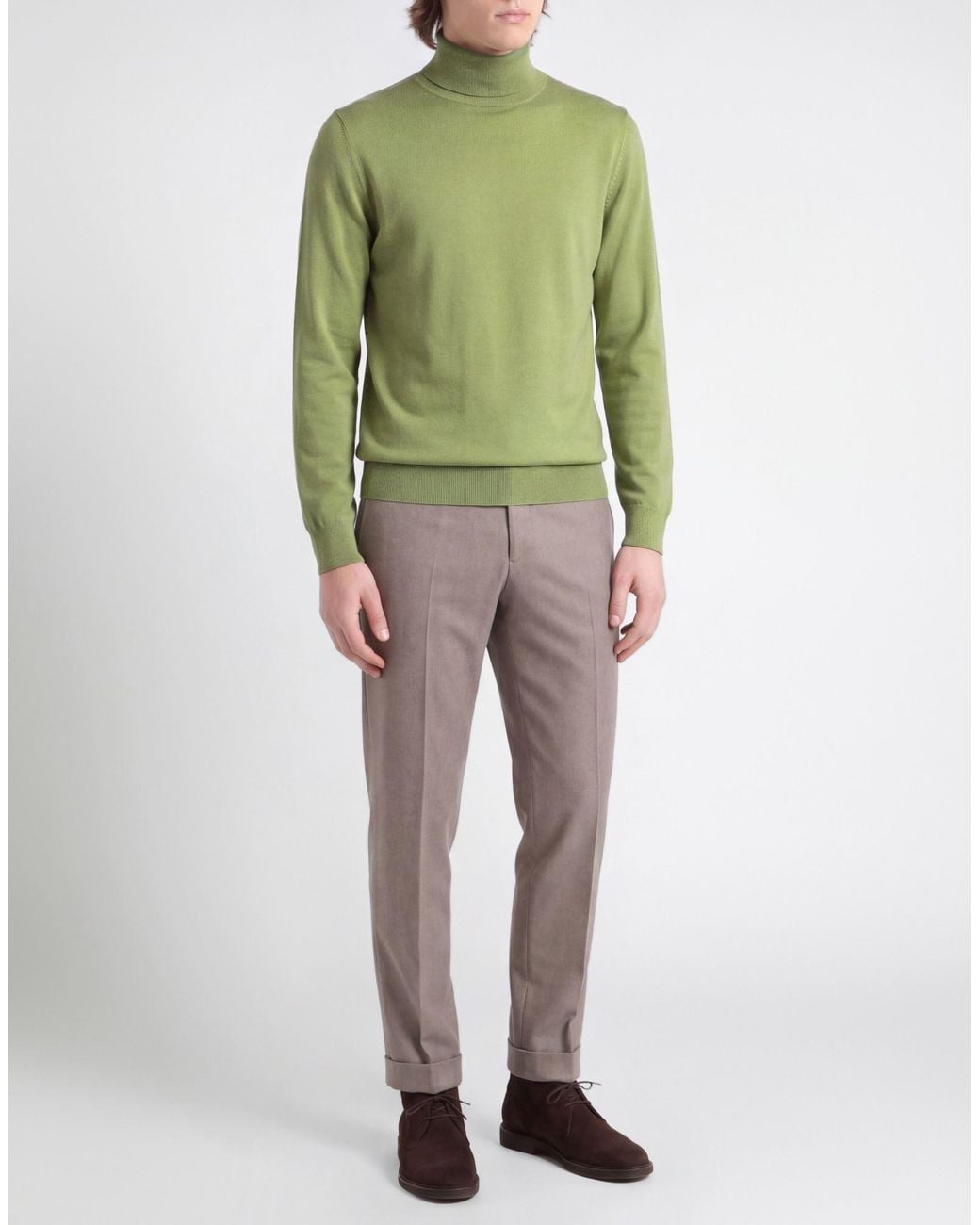 Gran Sasso Green Turtleneck for men