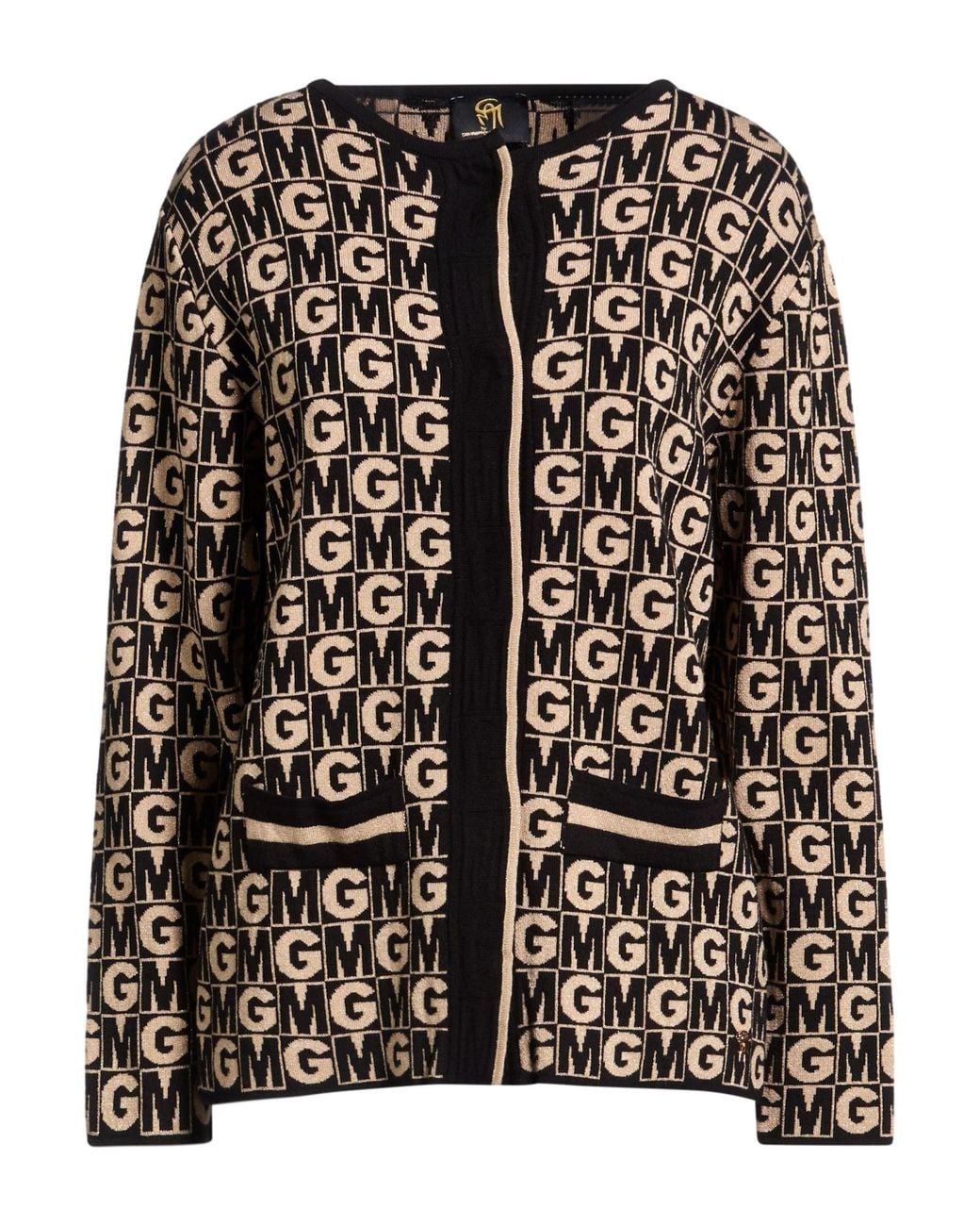 Gai Mattiolo Black Cardigan Viscose, Wool, Polyamide, Elastane