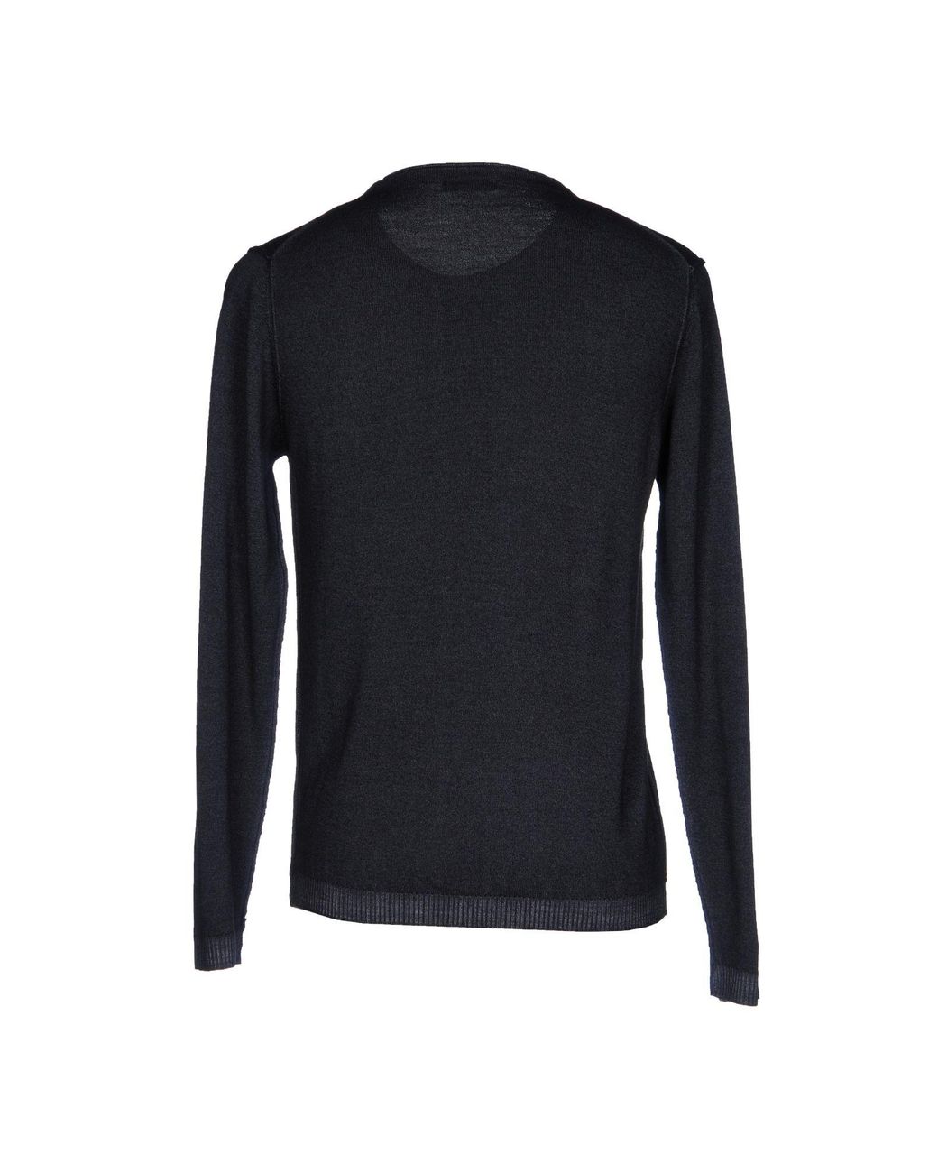 Grey Daniele Alessandrini Wool Sweater in Steel Grey Grey Mens Clothing Sweaters and knitwear V-neck jumpers for Men 