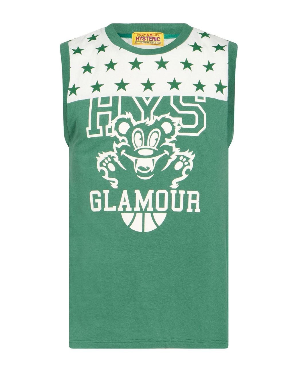 Hysteric Glamour Green T-Shirt Cotton for men