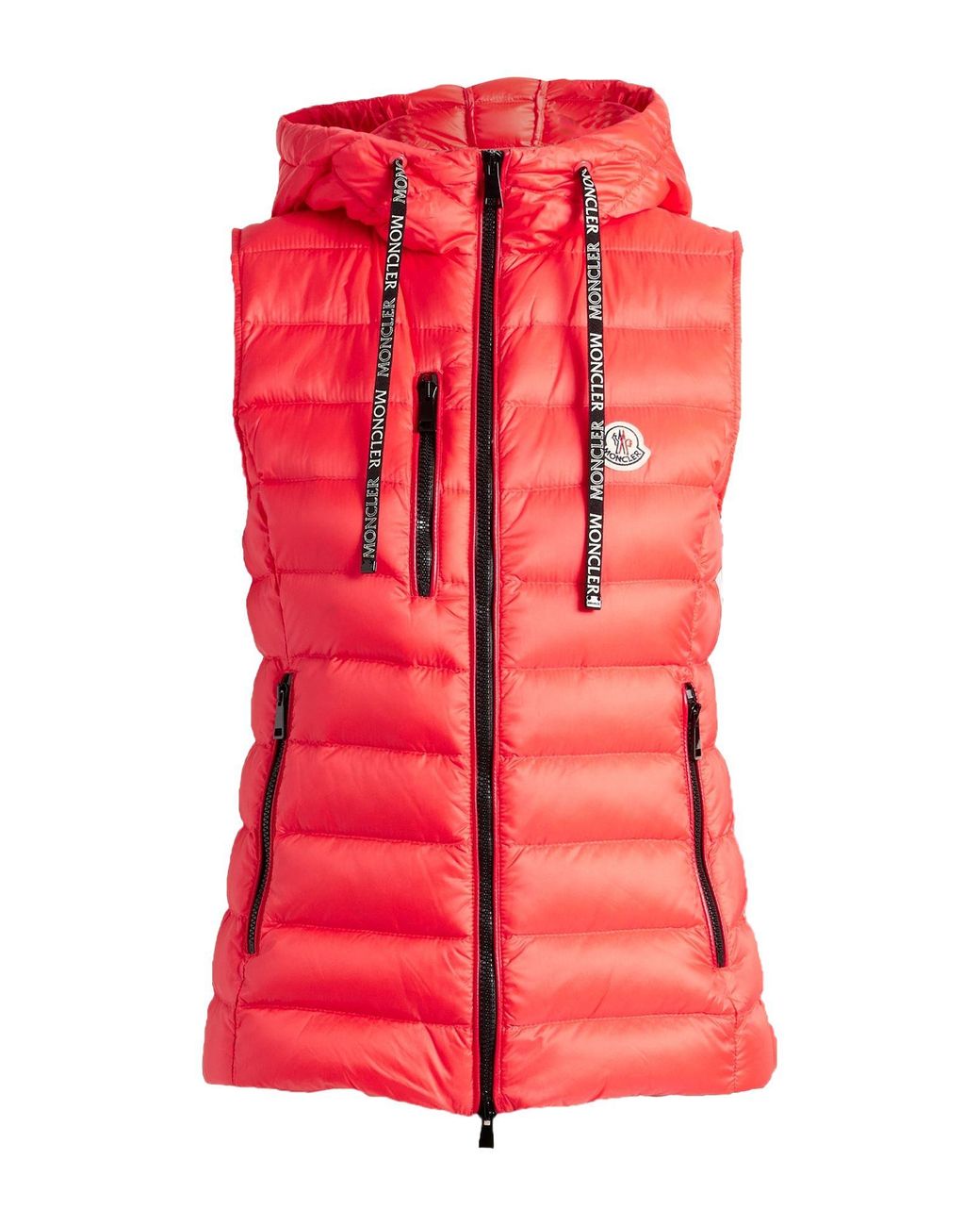 Moncler Down Jacket in Red | Lyst