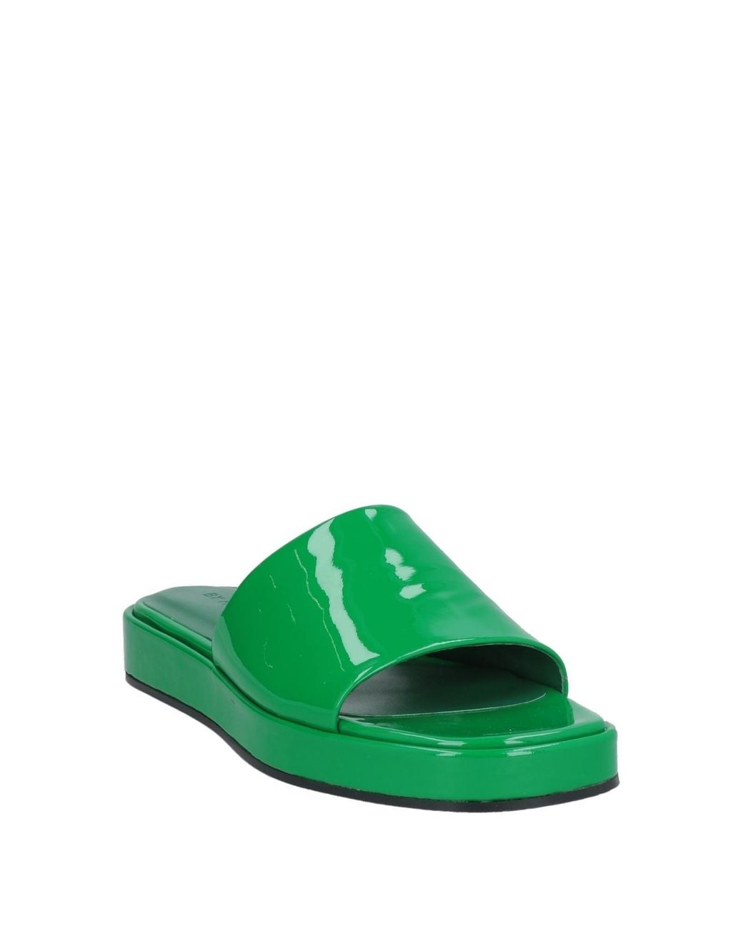 By Far Green Sandals Leather